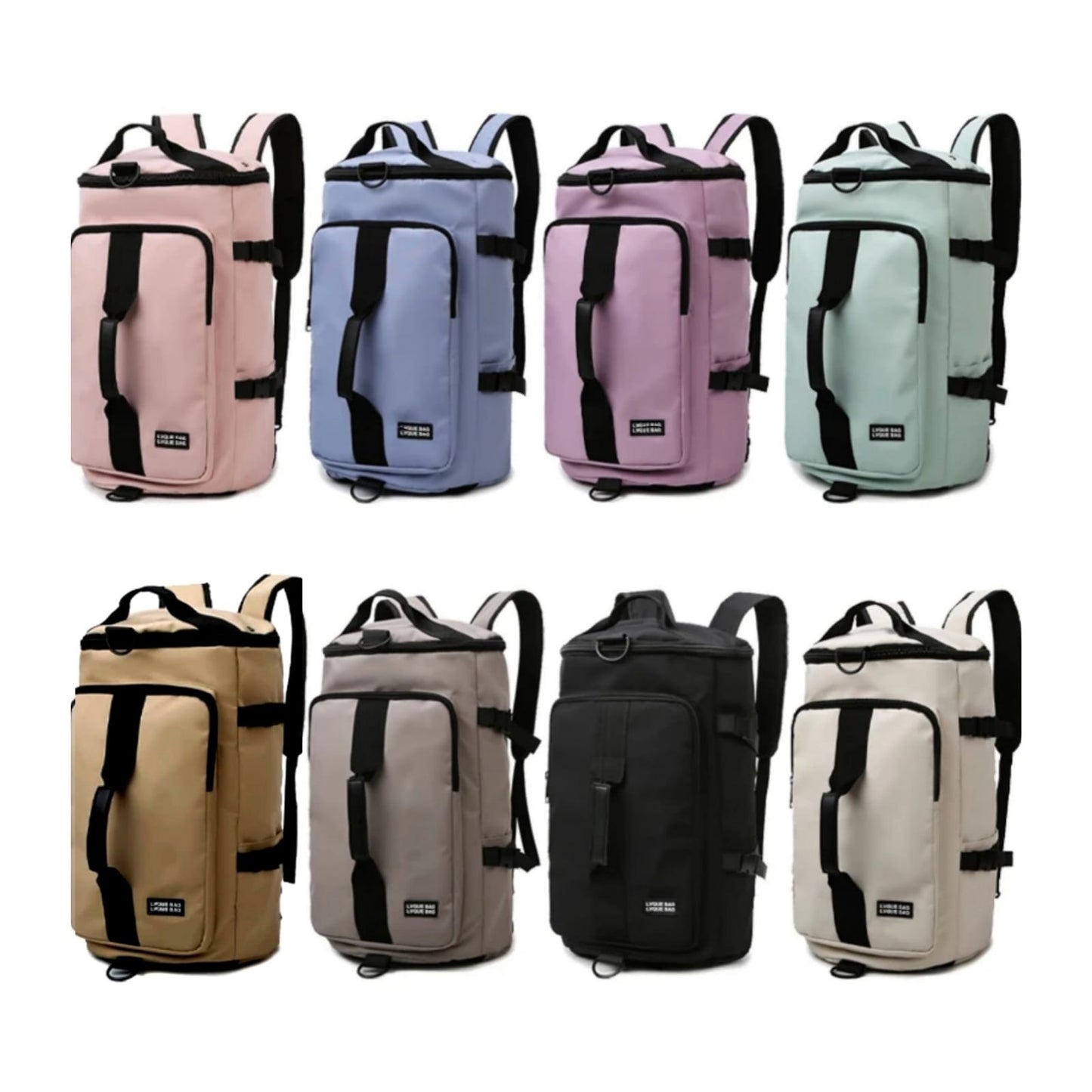 Mochila y Bolson Impermeable 2 en 1
