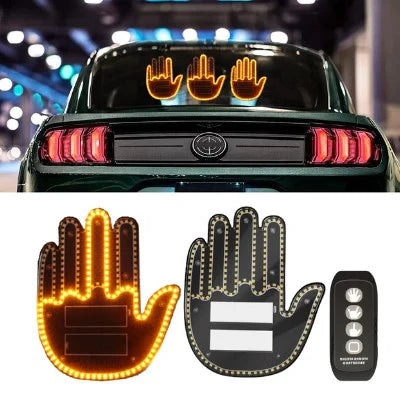 Mano led divertida para autos