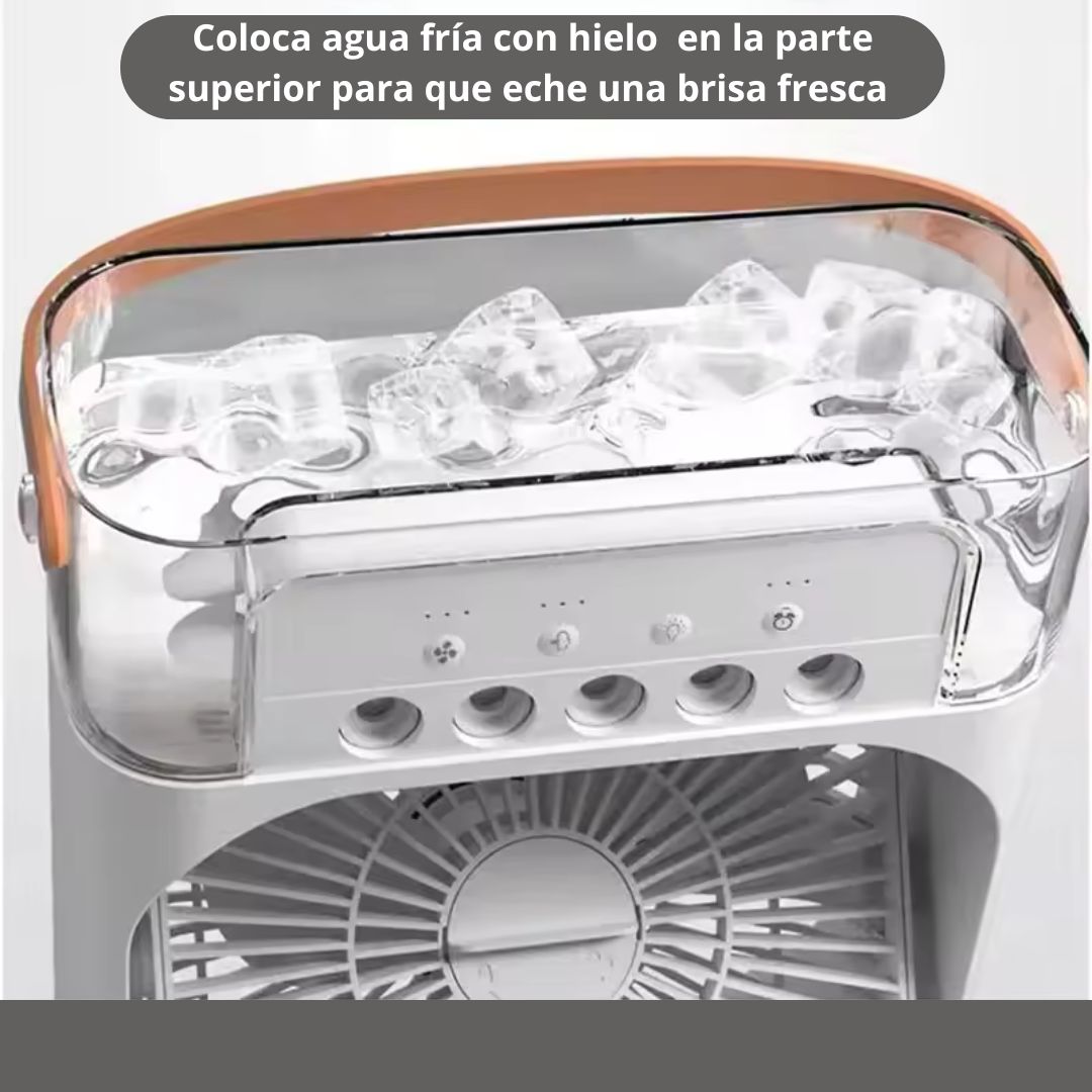 Humidificador 3 en 1 ventilador y aire acondicionado