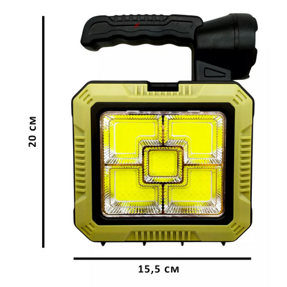 Kit de herramientas con linterna y cargador