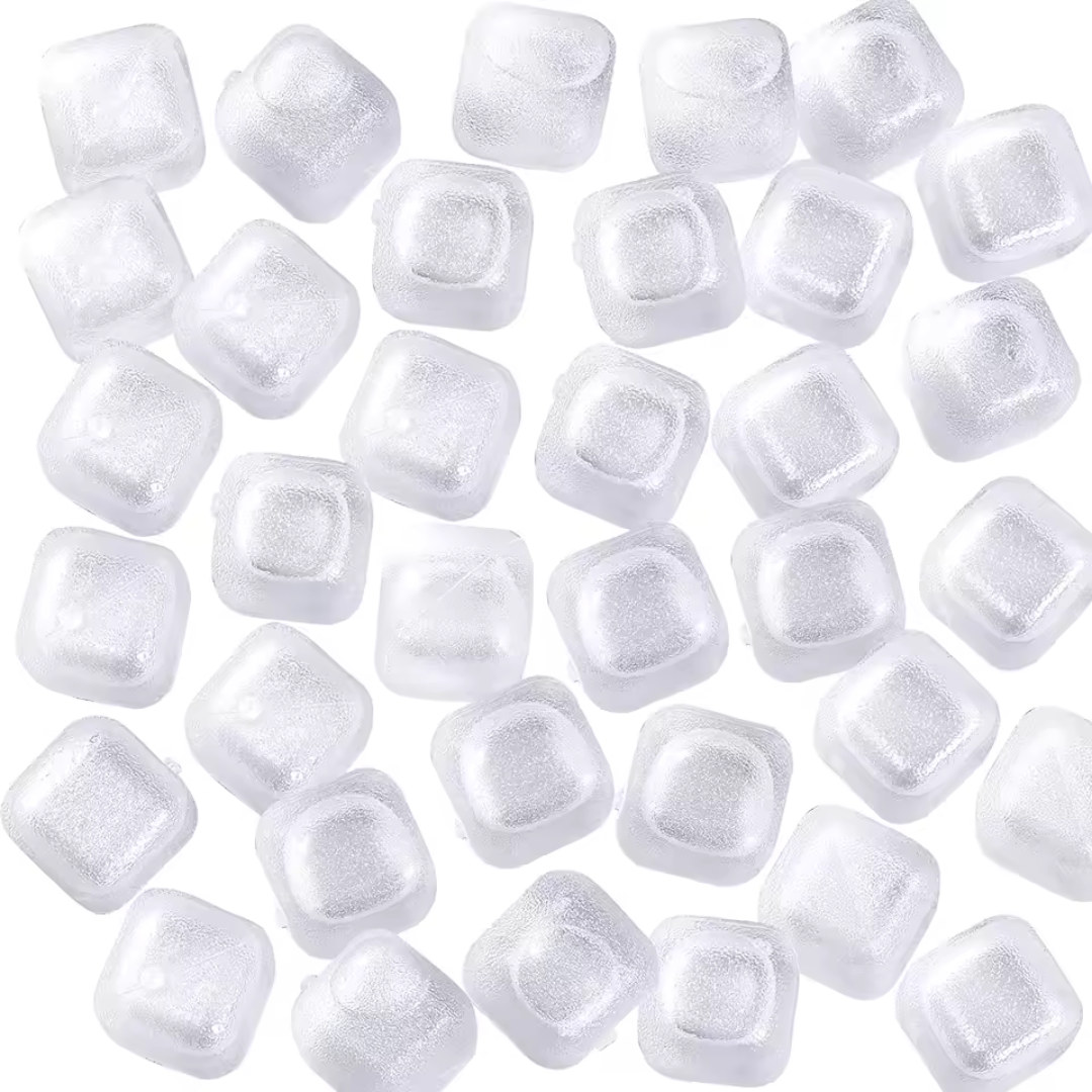 Pack de 20 cubos de hielo reutilizables