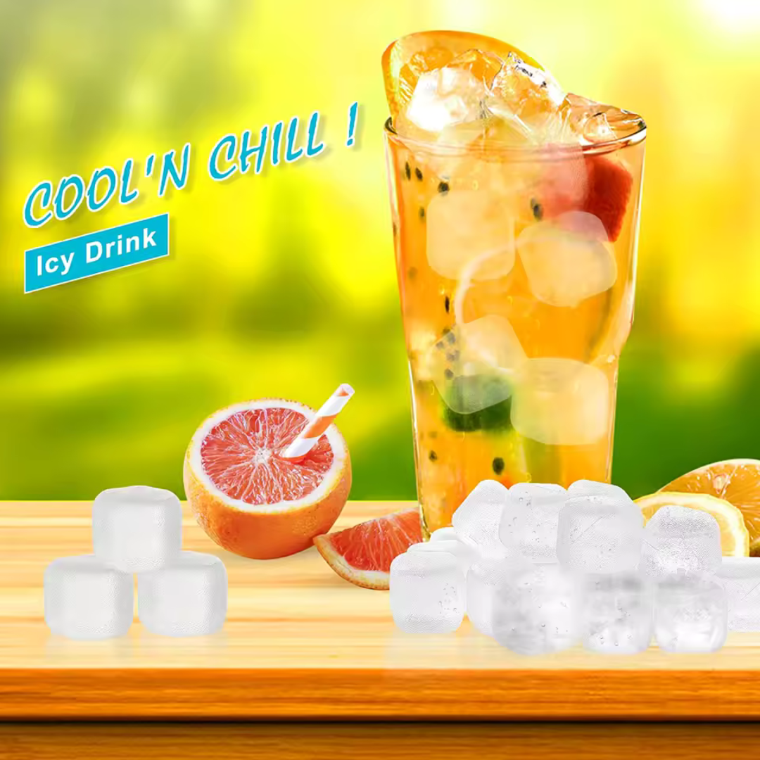 Pack de 20 cubos de hielo reutilizables